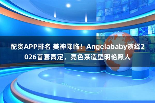 配资APP排名 美神降临！Angelababy演绎2026首套高定，亮色系造型明艳照人